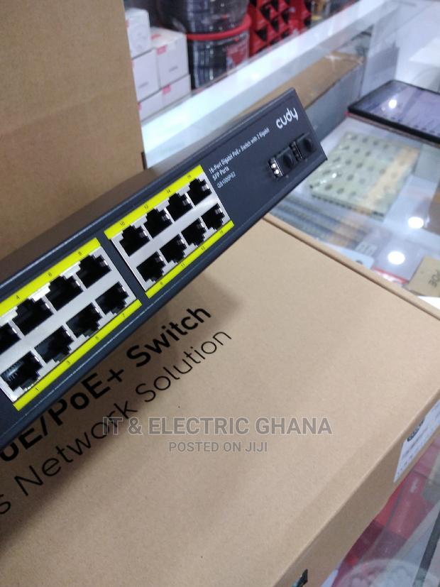 Cudy 16port Gigabit Poe Switch With 2 SFP photo 2