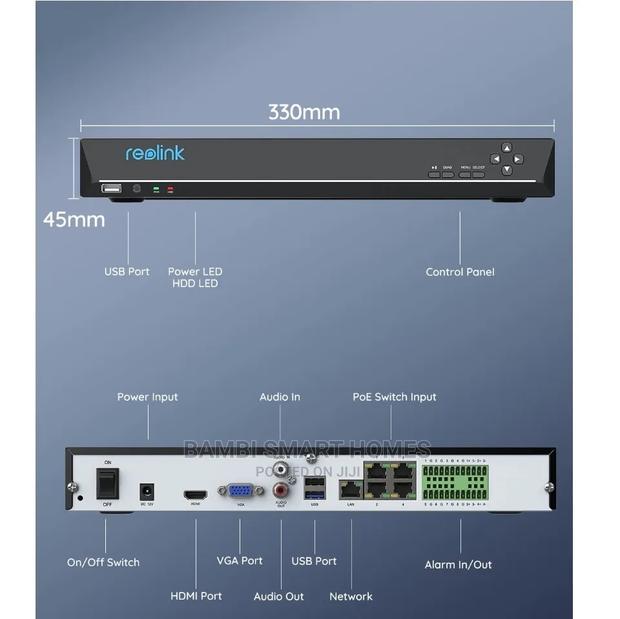 Reolink 36 Channel NVR for CCTV Security Camera System photo 2