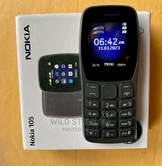 New Nokia 105 Black