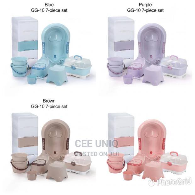 Quality Baby Bath Set With Drawer · Photo 1