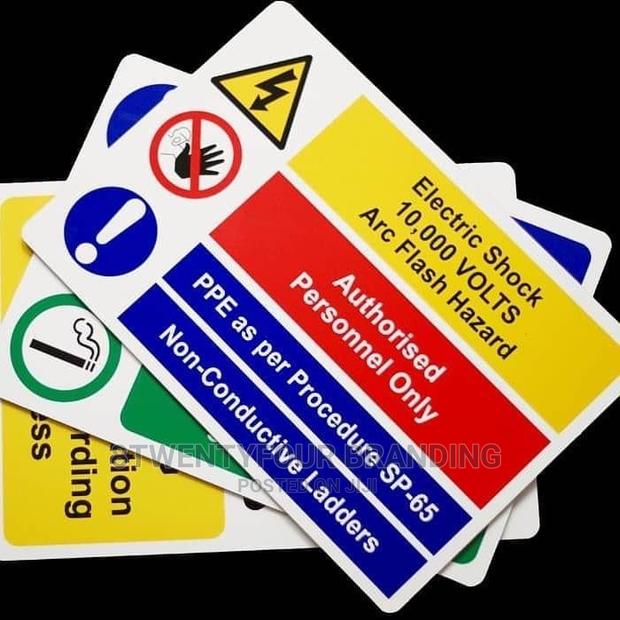 Metal Signs (On Aluminium Metallic Plate)