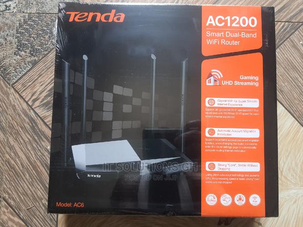 Tenda Ac6 2.4g+5g Dual Band 1200mbps, 1wan +3 Lan · Photo 3