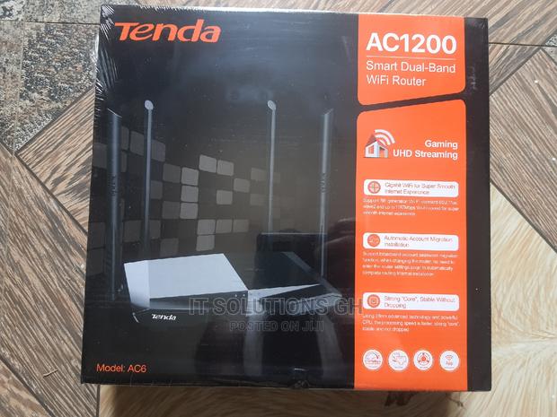 Tenda Ac6 2.4g+5g Dual Band 1200mbps, 1wan +3 Lan · Photo 4