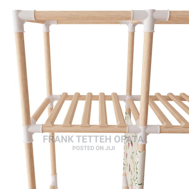 Wooden Fabric Wardrobe photo 3