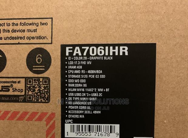 New Laptop Asus TUF Gaming A15 8GB Intel Core I5 SSD 512GB · Photo 4
