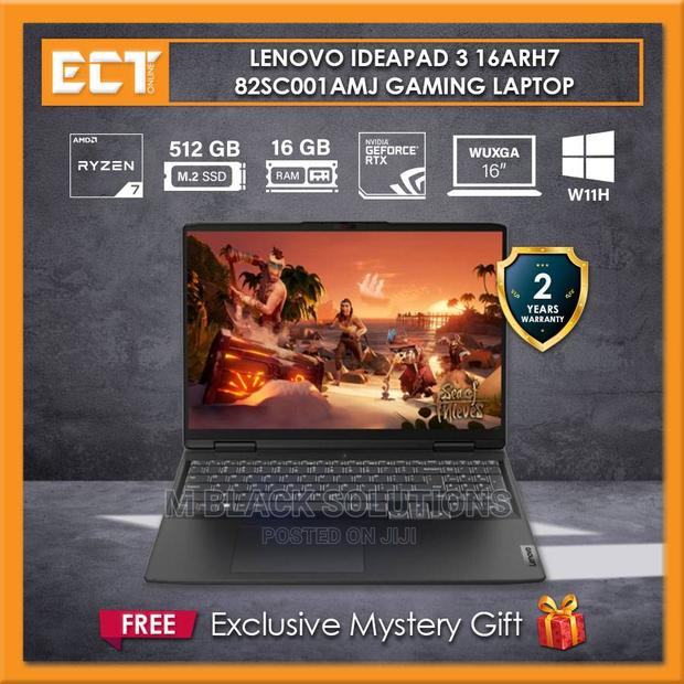 New Laptop Lenovo Ideapad 3 16GB AMD Ryzen 7 SSHD (Hybrid) 512GB · Photo 4