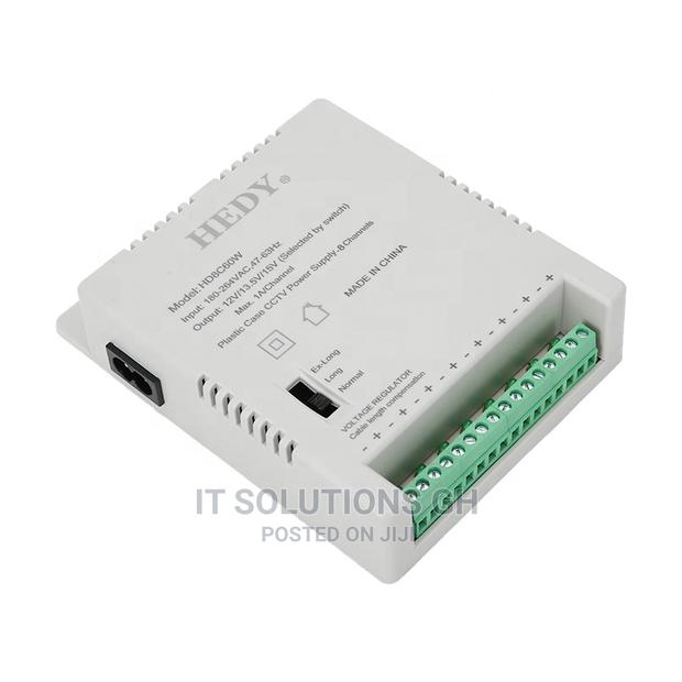 8CH 60watt CCTV Power Supply / 12v/13.5v/15v Selective · Photo 2
