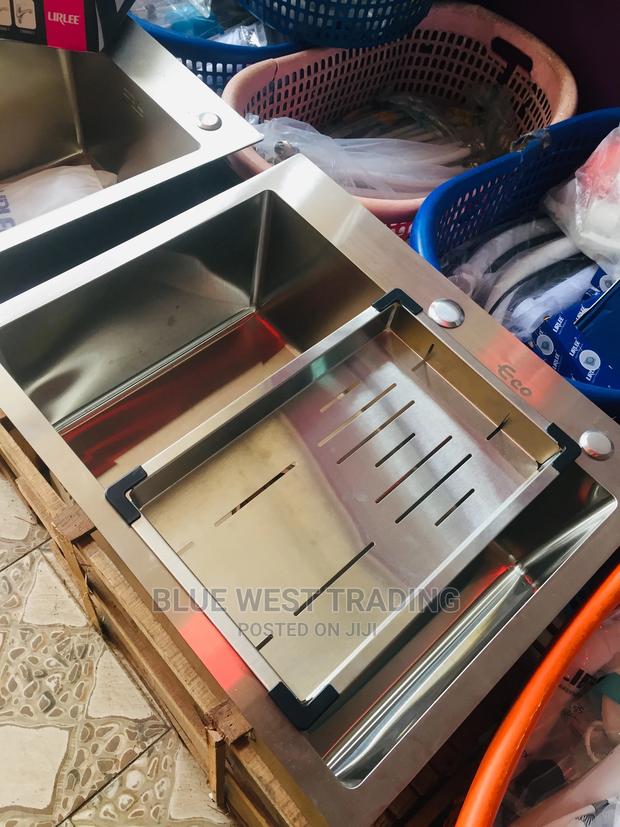 Cabinet Sink With Vegetable Tray (Stainless) · Photo 4