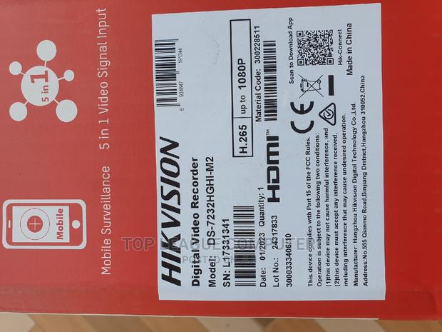 32 Channel DVR Hikvision 2 HDD DS-7232HGHI-M2 photo 2