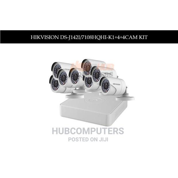 Hikvision (Ds-J142i/7108hqhi-+4+4cam) Camera Kit · Photo 2