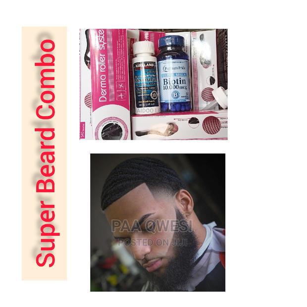 Kirkland,Biotin,Derma Roller-{Super Beard Combo} · Photo 2