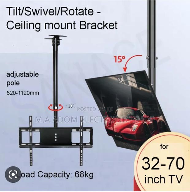 Tilting Ceiling Wall Bracket Suitable for Tv Between 32”-70” · Photo 2