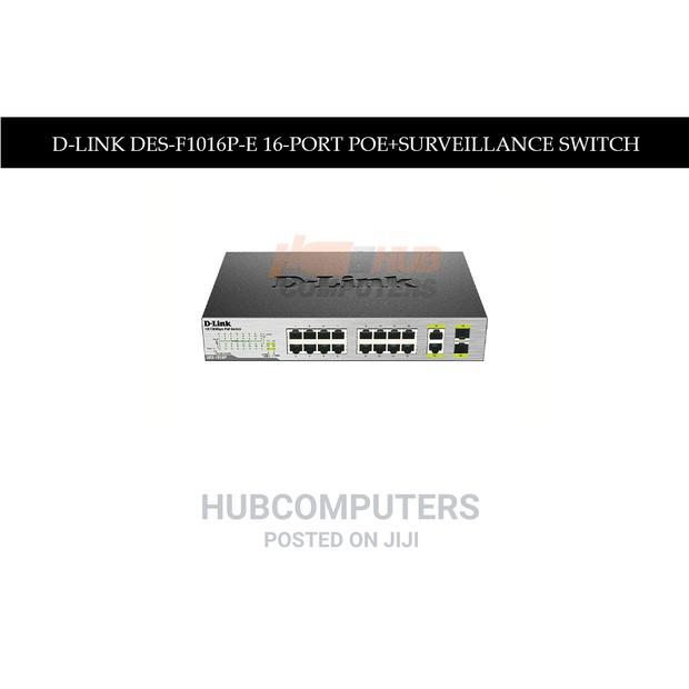 D-Link Des-F1016p-E 16-Port Poe+Surveillance Switch · Photo 2