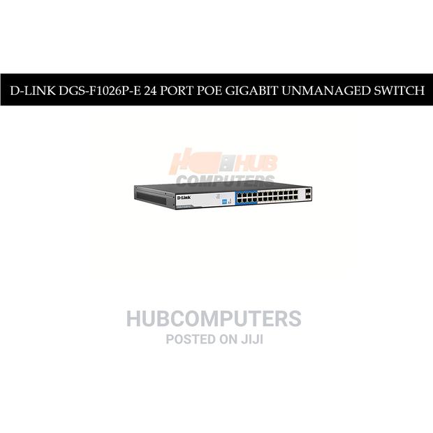 D-Link DGS-F1026p-E 24 Port Poe Gigabit Unmanaged Switch · Photo 2