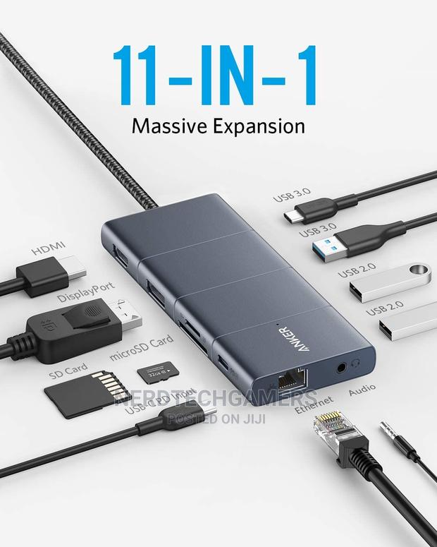 Anker USB C Hub, Powerexpand 11-in-1 · Photo 4