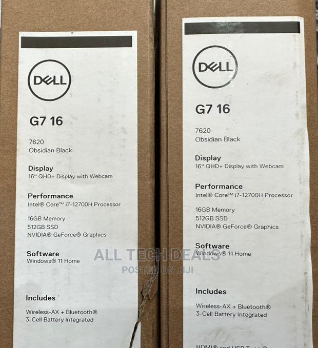 New Laptop Dell G16 7620 16GB Intel Core I7 SSD 512GB · Photo 4