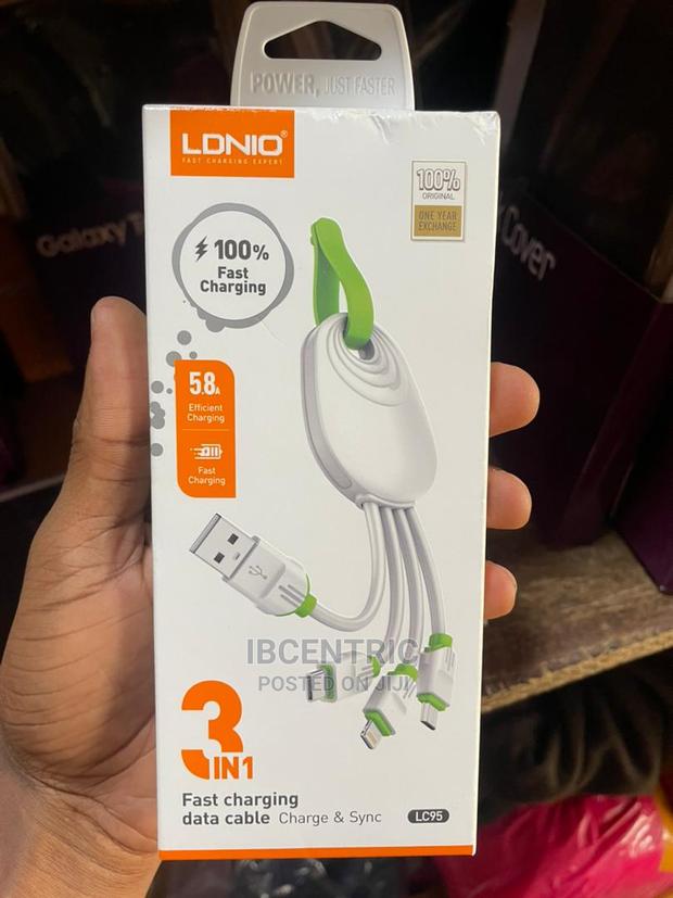 LDNIO 3 in 1 USB Charging and Data Cable · Photo 4