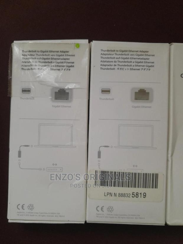 Apple Thunderbolt To Rj45 Lan Ethernet Internet Cable Oem · Photo 4