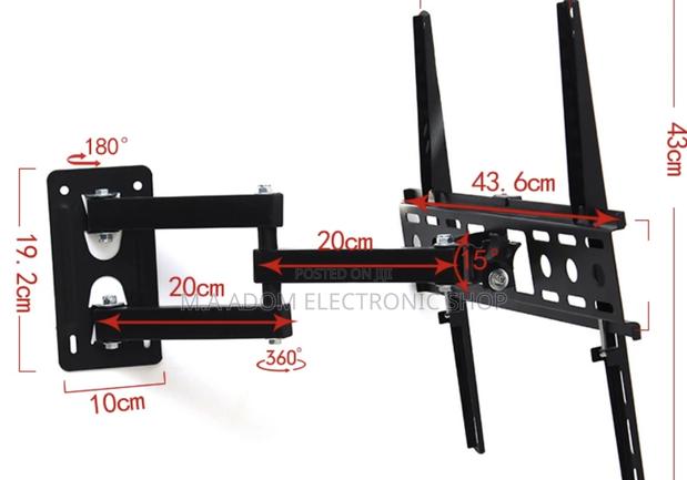 Single Arm Adjustable Wall Mount 32”-55” · Photo 2