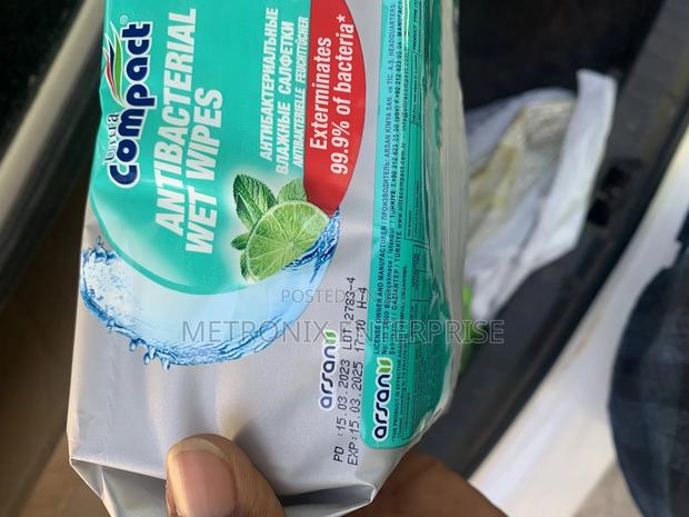 Compact Antibacterial Wipes,100wipesheets · Photo 3