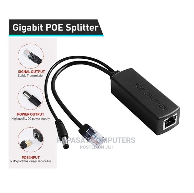 Poe Splitter 48-12v for Surv Cam, Wirelss Access Pt, Voip Ph · Photo 4