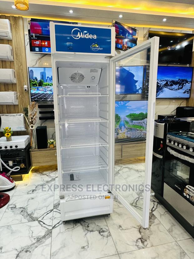 400L MDRZ432FZG21 Display Fridge White Midea · Photo 2
