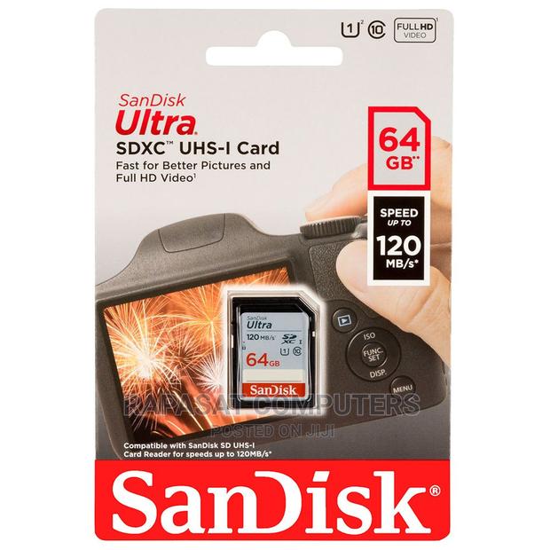 Sandisk Ultra Sdxc Uhs-i 64gb Memory Card For Digital Cams · Photo 2