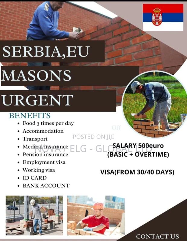 Mason Job Offer in Serbia