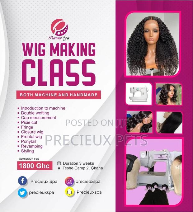 Machine Wig Training and Hand Made Training · Photo 2