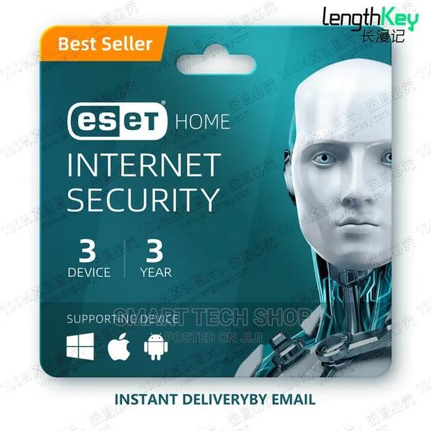 ESET Internet Security and Antivirus 3pcs 3 Years