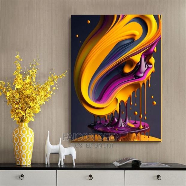 Beautiful Luxurious Wall Paintings (Size;50x70cm) · Photo 1