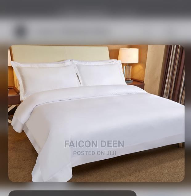 Quality White Bedsheets (100% Cotton)Also in Diff Colors · Photo 1