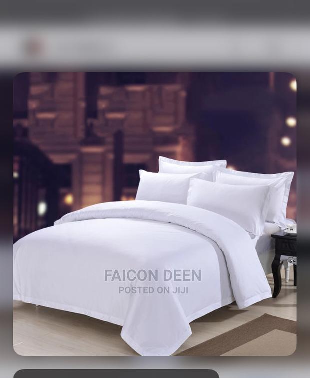 King Size White Bedsheets (100% Cotton)Also in Diff Colors · Photo 1