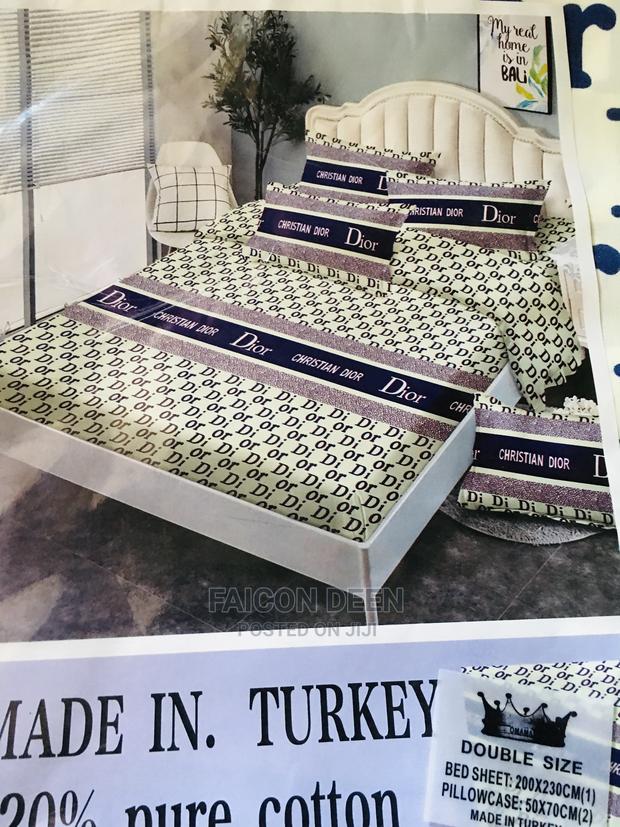 Luxury Bedsheets (100 % Cotton) Available in Diff Colors · Photo 1