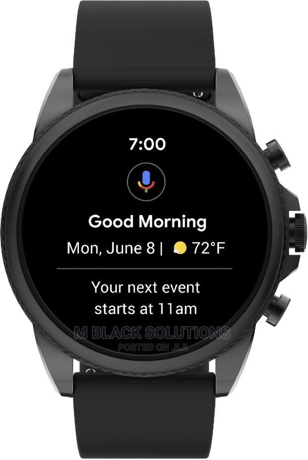 Fossil Gen 6 Smartwatch 44mm Black Silicone Black · Photo 4
