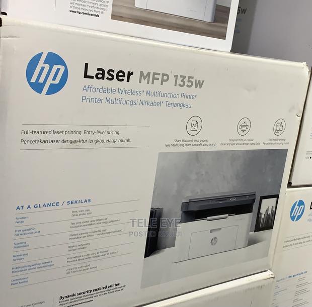 HP 135w Black and White Wireless Printer · Photo 3