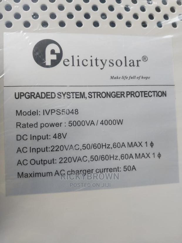 48V 5kva Felicity Power Inverter photo 2