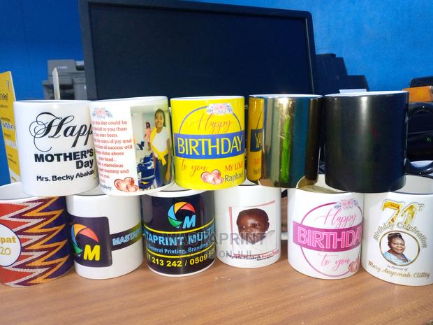 White Mug Printing ( Minimum= 100pcs)