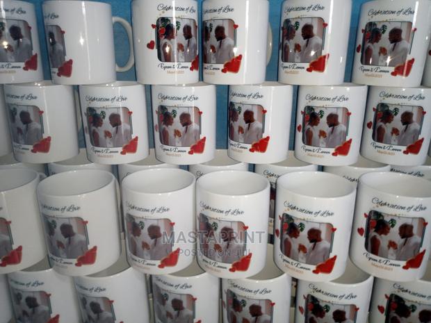 White Mug Printing ( Minimum= 100pcs)