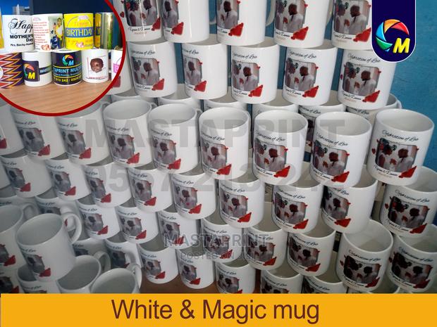 White Mug Printing ( Minimum= 100pcs)
