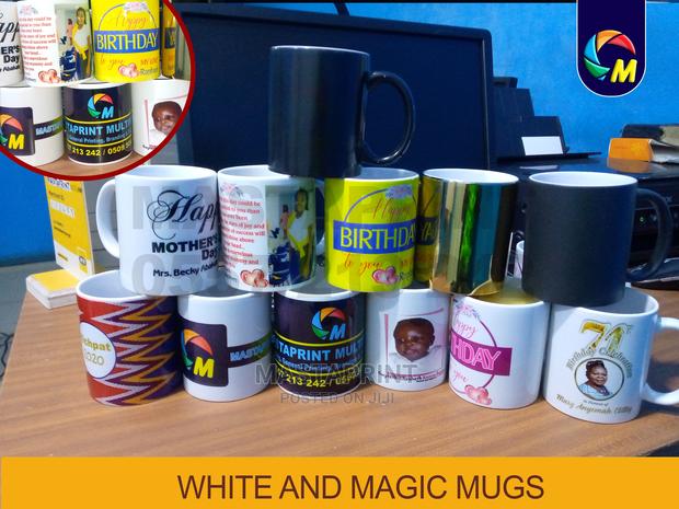 White Mug Printing ( Minimum= 100pcs)