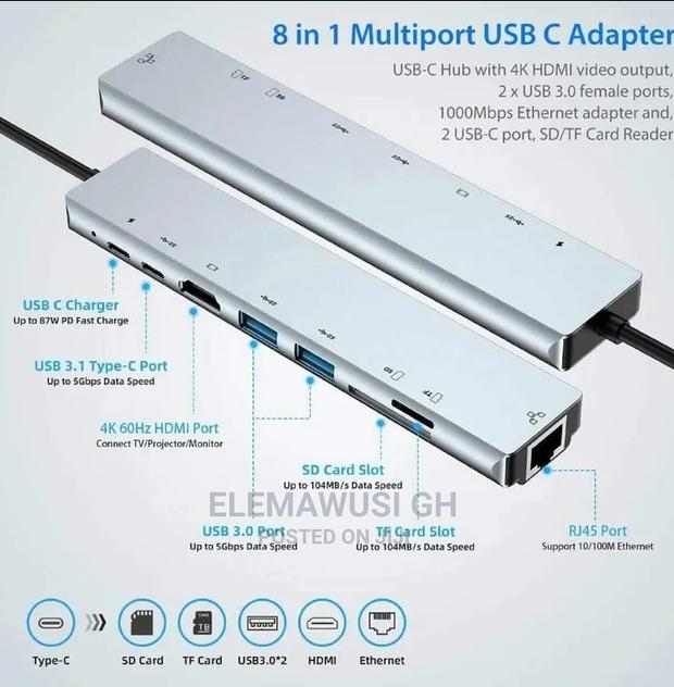 8in1 Type C Multifunctional Adapter · Photo 4