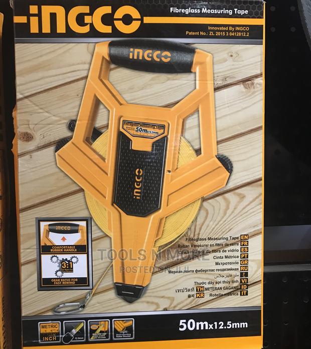 INGCO Fibreglass Measuring Tape 50m