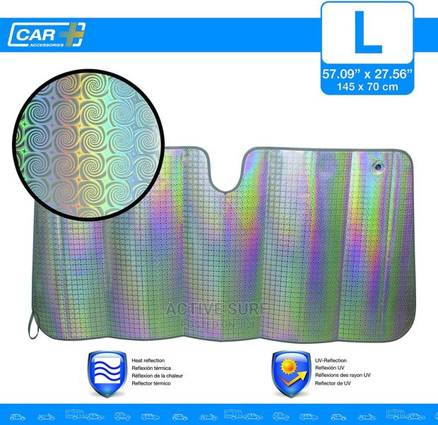 Vehicle Sunshield UV Protector. Keeps Interior Cool Always. photo 3