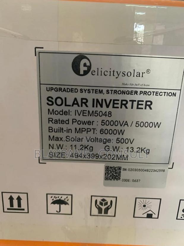 5kw 48v (500voc) Felicity Hybrid Inverter · Photo 4