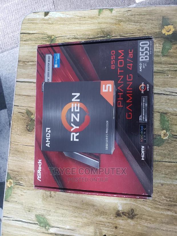 Amd Ryzen 5 5500 and B550 Wifi Motherboard · Photo 2