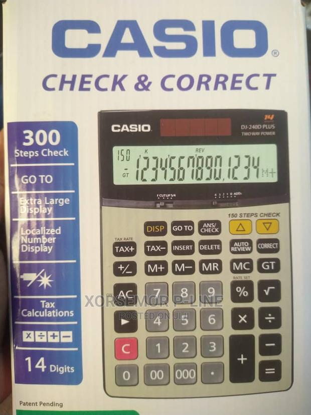 Casio Business Calculator Dj-240d Plus