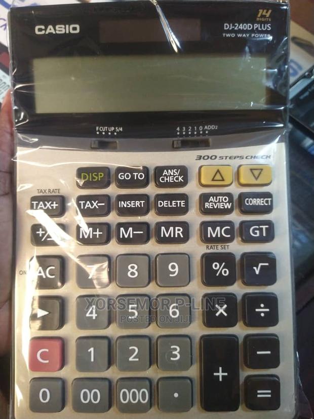 Casio Business Calculator Dj-240d Plus