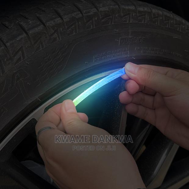 Reflective Rainbow Car Rim Stickers photo 4