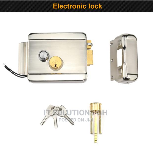 12V Metal Electric Gate Lock With Double Cylinder Locks 3A P · Photo 2
